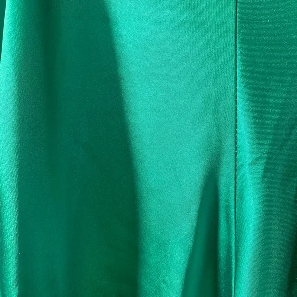 NWT MESHKI Green Cowl Neckline Silk Midi Slip Dress - Picture 6 of 11